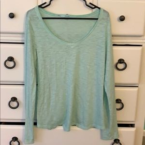 Light green long sleeve top size large!